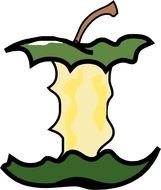 Apple Core Cartoon Images & Pictures Becuo