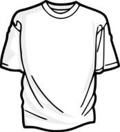 Blank T Shirt 2 At Clkercom Vector Online