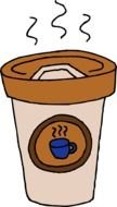 Hot Cafe Latte drawing