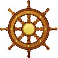 Ship Steering Wheel Colouring Pages