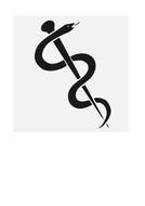 black pharmaceutical symbol