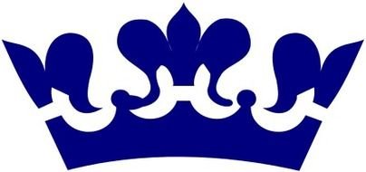 King Crown Clip Art Blue In Bluesvg