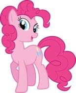 drawing of pink Pinkie Pie My Little Pony