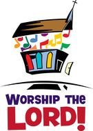 symbolism of worship clipart