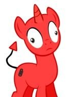 Clipart of Divel Pony