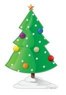 İllustration of decorated Christmas Tree