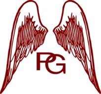 Angel Wings With Initals Vector Online Royalty