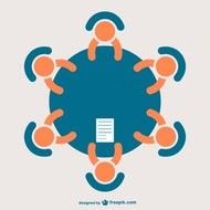 Meeting Icon Vector Business 1534