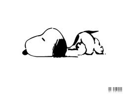 black and white dog snoopy