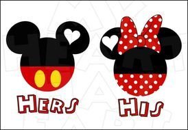 And Minnie His Instant Download Digital My Heart Has Ears