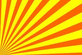 red and yellow rays as a picture for clipart