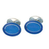 blue cufflinks
