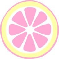 Pink Lemon Slice At Clkercom Vector Online N2