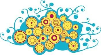 Hippie Flowers drawing
