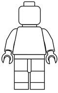 Clipart of a Lego figure