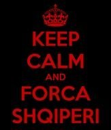 Keep Calm And Forca Shqiperi Carry On Image Generator clipart