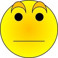 Shy Smiley, yellow Face