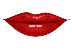 Clipart of red lips