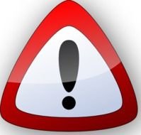 clipart of the warning danger sign