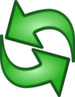 Computer Green Icon Symbol Arrow Button Free