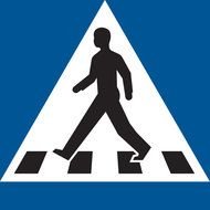 Clipart of the crosswalk