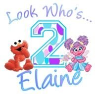 Elmo 2nd Birthday clipart