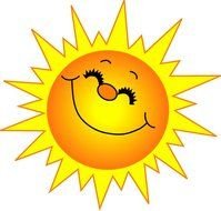 illustration of the smiling sun