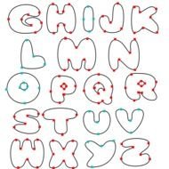 Bubble Letter Stencils 2010 Printable Letters