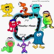 clipart of the monsters