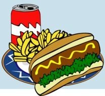 Fast Food Menu Lunch At Clkercom Vector Online clipart