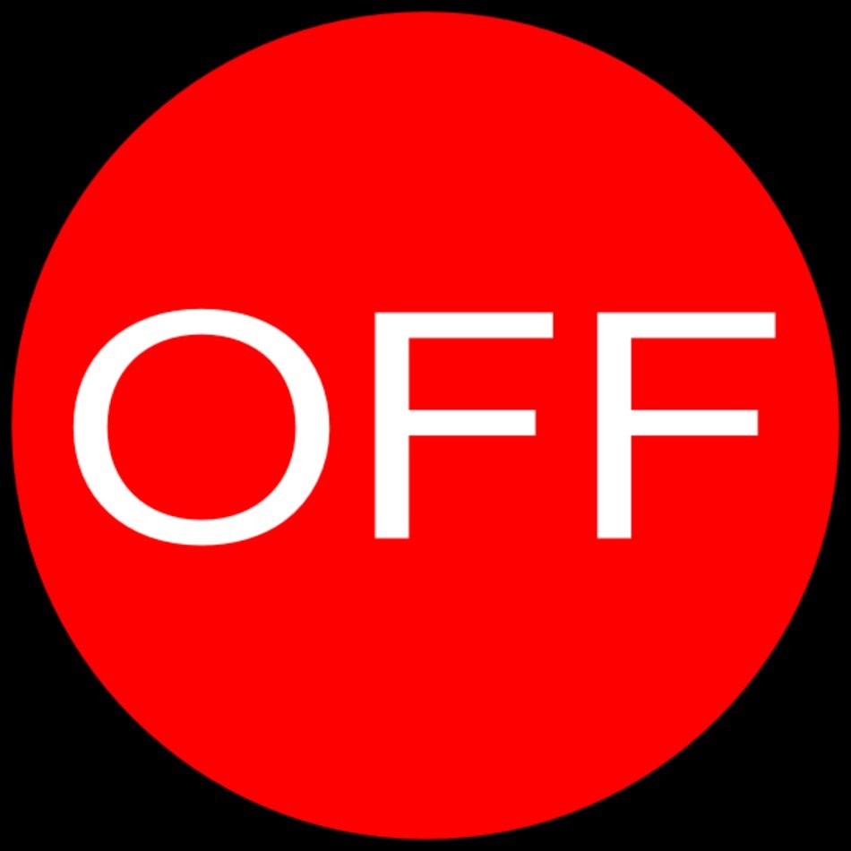 Off Button drawing