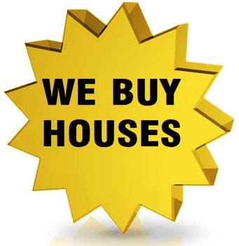 Clipart of we buy houses sign