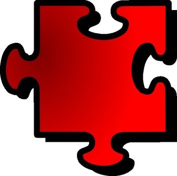 Red Jigsaw Piece Clip Art 113500 Hightpng