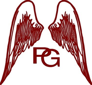 Angel Wings With Initals Vector Online Royalty
