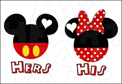 And Minnie His Instant Download Digital My Heart Has Ears