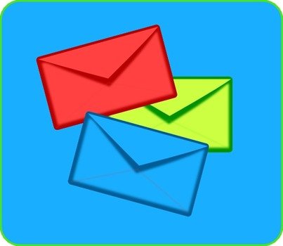 Colored Envelopes At Clkercom Vector Online