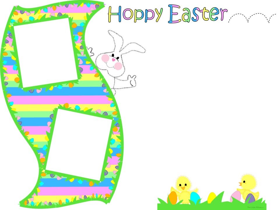happy easter in graphic representation