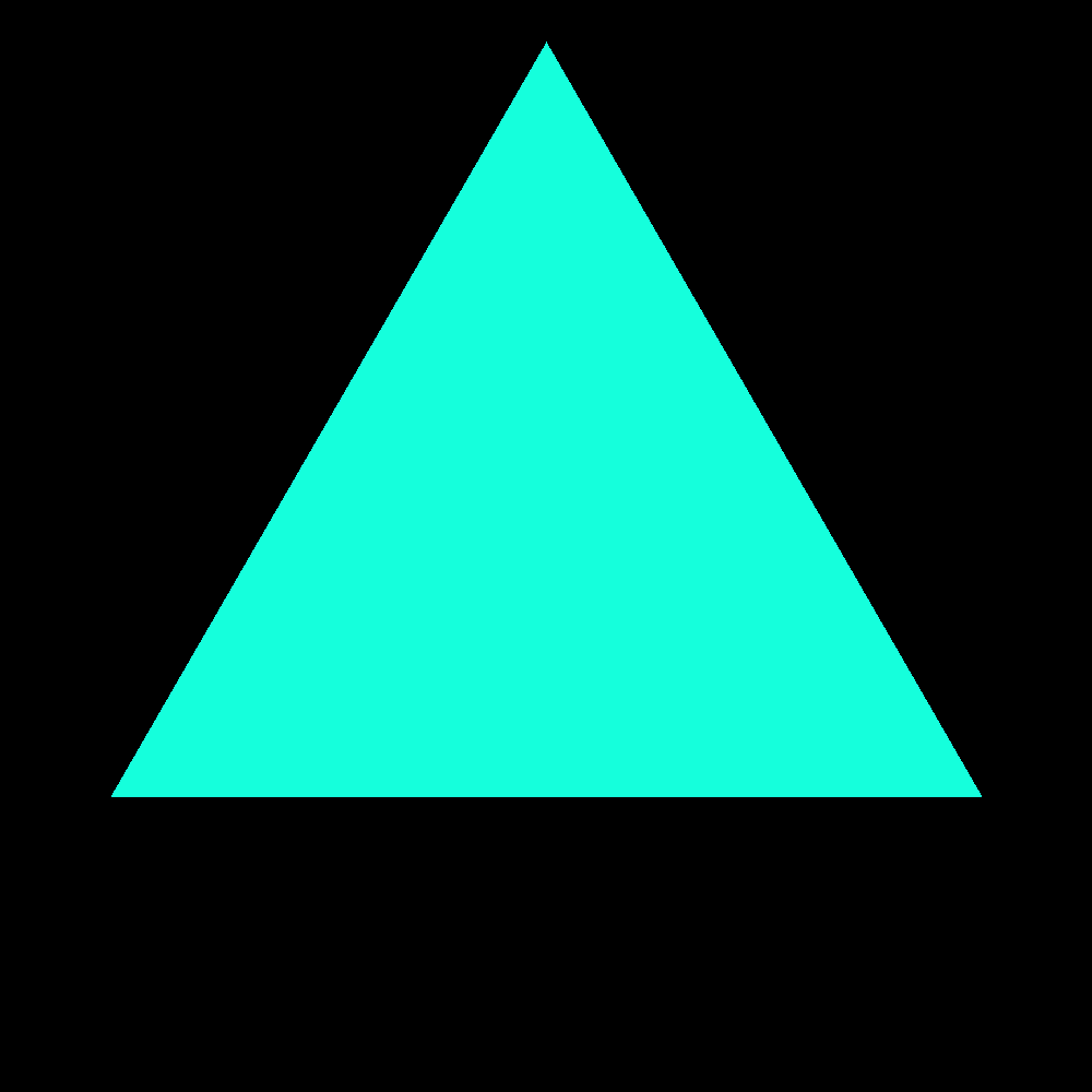 Green triangle drawing free image download