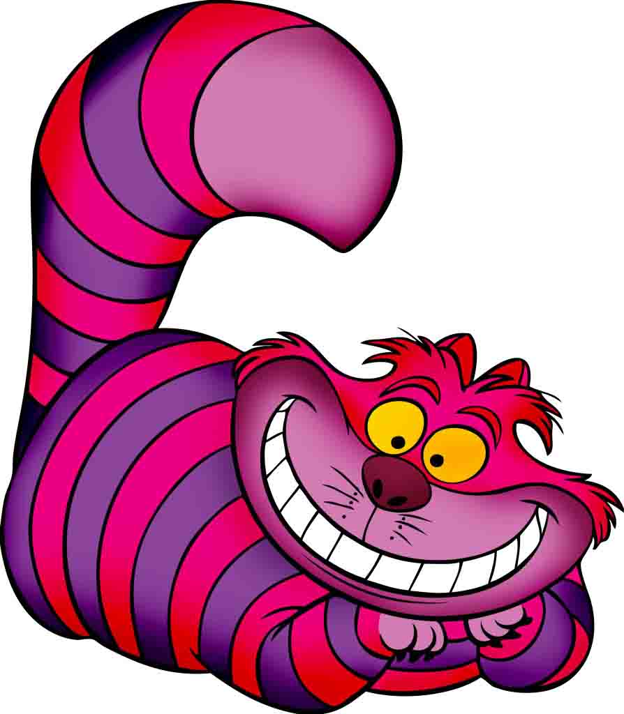 Tabby cat from Alice in Wonderland free image download