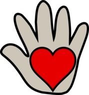 Kissing Hand 2 At Clkercom Vector Online Royalty clipart