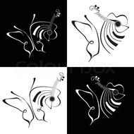 Stock Vector Of Music drawing