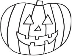 Pumpkin Cloring Pages drawing