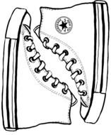 Clipart of Converse shoes