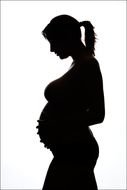 Pin Pregnant Woman Silhouette Free Sweet Pick Up Lines For On