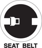 car seat belt sign