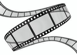 old film as a picture for clipart