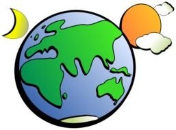 The Earth drawing