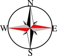 East West Compass Six At Clkercom Vector Online