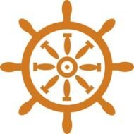 Clipart of Ship Wheel