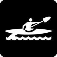 Kayaking Black At Clkercom Vector Online Royalty